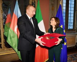 Azerbaijan’s President Ilham Aliyev meets with President of Italian Senate