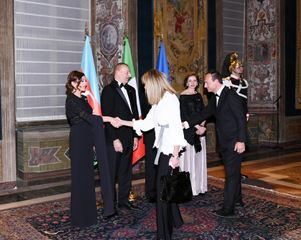 State dinner hosted in honor of President Ilham Aliyev in Rome