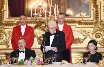 State dinner hosted in honor of President Ilham Aliyev in Rome