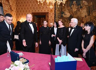 State dinner hosted in honor of President Ilham Aliyev in Rome