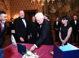 State dinner hosted in honor of President Ilham Aliyev in Rome