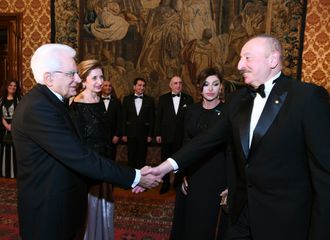 State dinner hosted in honor of President Ilham Aliyev in Rome