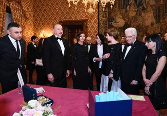 State dinner hosted in honor of President Ilham Aliyev in Rome