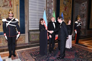 State dinner hosted in honor of President Ilham Aliyev in Rome