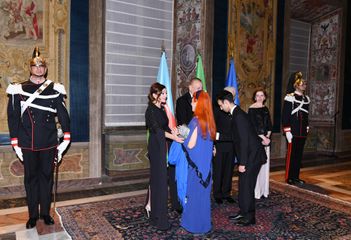 State dinner hosted in honor of President Ilham Aliyev in Rome