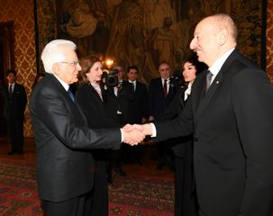 Official seeing-off ceremony was held for President Ilham Aliyev in Rome
