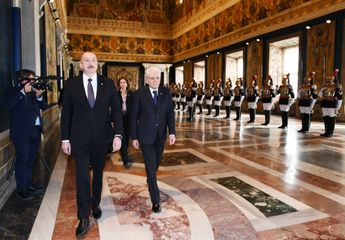 Official seeing-off ceremony was held for President Ilham Aliyev in Rome
