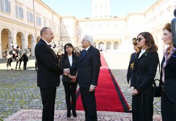 Official seeing-off ceremony was held for President Ilham Aliyev in Rome