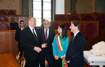 Azerbaijani President meets with Mayor of Rome  - PHOTO
