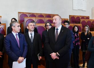 Azerbaijani President meets with Mayor of Rome  - PHOTO