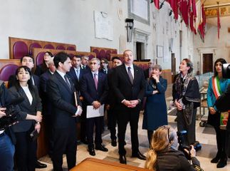 Azerbaijani President meets with Mayor of Rome  - PHOTO