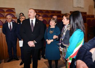Azerbaijani President meets with Mayor of Rome  - PHOTO
