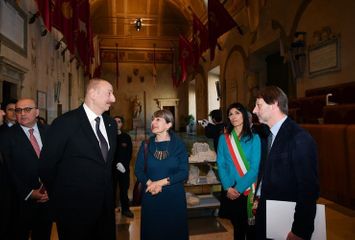 Azerbaijani President meets with Mayor of Rome  - PHOTO