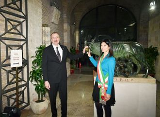 Azerbaijani President meets with Mayor of Rome  - PHOTO