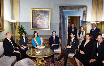 Azerbaijani President meets with Mayor of Rome  - PHOTO