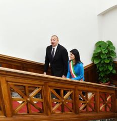 Azerbaijani President meets with Mayor of Rome  - PHOTO