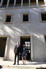 Azerbaijani President Ilham Aliyev and Mehriban Aliyeva familiarized with the building planned for the Azerbaijani Cultural Center in Rome - PHOTO
