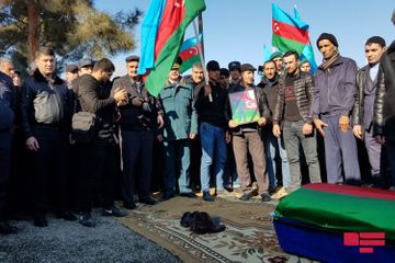 Azerbaijani serviceman, martyred as a result of Armenian provocation, laid to rest - UPDATED