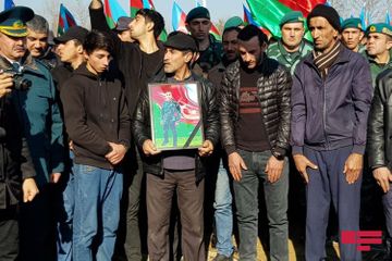Azerbaijani serviceman, martyred as a result of Armenian provocation, laid to rest - UPDATED