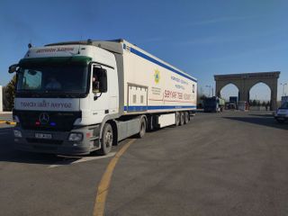Mobile traveling hospital starts to provide services at Bilesuvar customs border crossing station