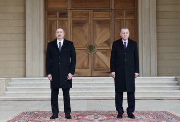 Official welcome ceremony was held for Turkish President Recep Tayyip Erdogan