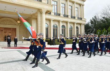 Official welcome ceremony was held for Turkish President Recep Tayyip Erdogan