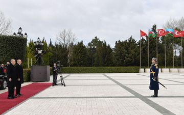 Official welcome ceremony was held for Turkish President Recep Tayyip Erdogan