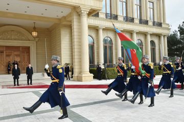 Official welcome ceremony was held for Turkish President Recep Tayyip Erdogan