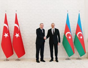 Official welcome ceremony was held for Turkish President Recep Tayyip Erdogan