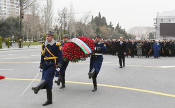 President Ilham Aliyev attended ceremony to commemorate Khojaly genocide victims