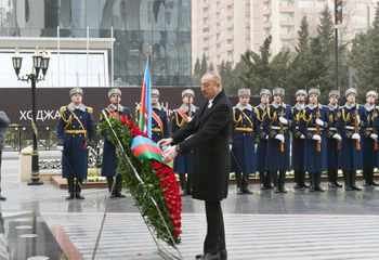 President Ilham Aliyev attended ceremony to commemorate Khojaly genocide victims
