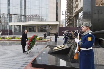 President Ilham Aliyev attended ceremony to commemorate Khojaly genocide victims