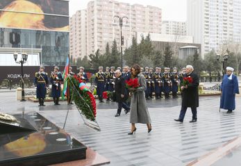 President Ilham Aliyev attended ceremony to commemorate Khojaly genocide victims