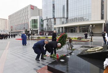 President Ilham Aliyev attended ceremony to commemorate Khojaly genocide victims