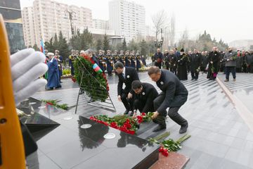President Ilham Aliyev attended ceremony to commemorate Khojaly genocide victims