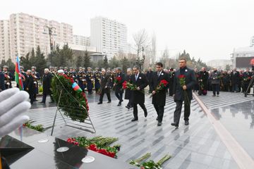 President Ilham Aliyev attended ceremony to commemorate Khojaly genocide victims