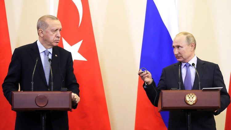 Russia's Putin, Turkey's Erdogan discuss Syria by phone amid tensions