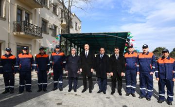 President Ilham Aliyev inagurates an underpass in Baku - UPDATED