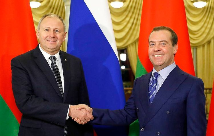Medvedev and Rumas discuss cooperation between Russia and Belarus on energy issues