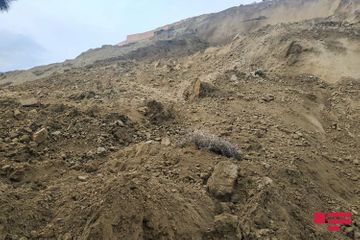 Landslide occurred in Baku’s Badamdar settlement, road closed - UPDATED-1 - PHOTO