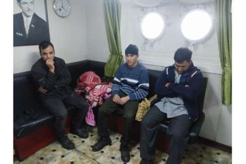 Azerbaijani seamen save lives of three migrants exposed to drowning danger in Ionic Sea