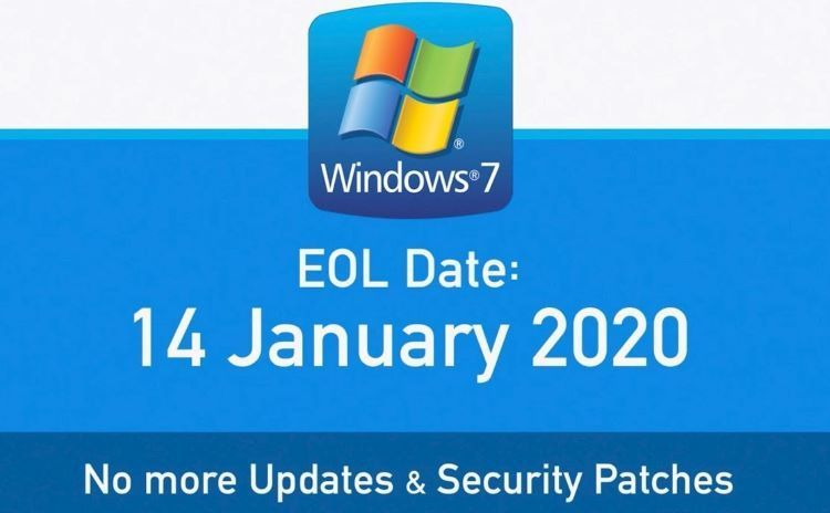Microsoft stops Windows 7 support