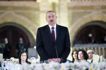 President Ilham Aliyev attended ceremony to celebrate 90th anniversary of renowned oil scientist and geologist, academician Khoshbakht Yusifzade - UPDATED