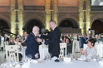 President Ilham Aliyev attended ceremony to celebrate 90th anniversary of renowned oil scientist and geologist, academician Khoshbakht Yusifzade - UPDATED