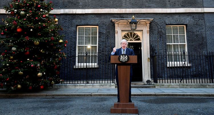 UK PM Boris Johnson says a clock will be projected onto Number 10 on Brexit Day