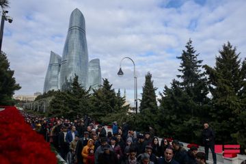Azerbaijan commemorates martyrs of January 20 - PHOTOSESSION