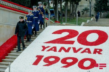 Azerbaijan commemorates martyrs of January 20 - PHOTOSESSION