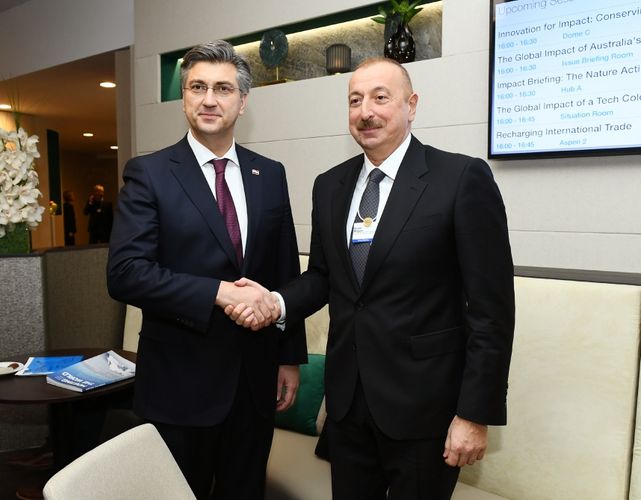 President Ilham Aliyev met with Croatian Prime Minister