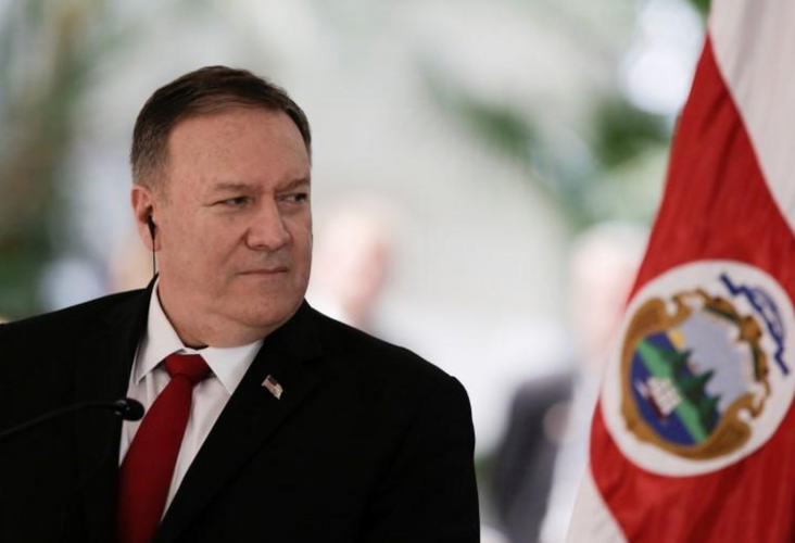 China says Pompeo spoke 'irresponsibly' in Costa Rica remarks