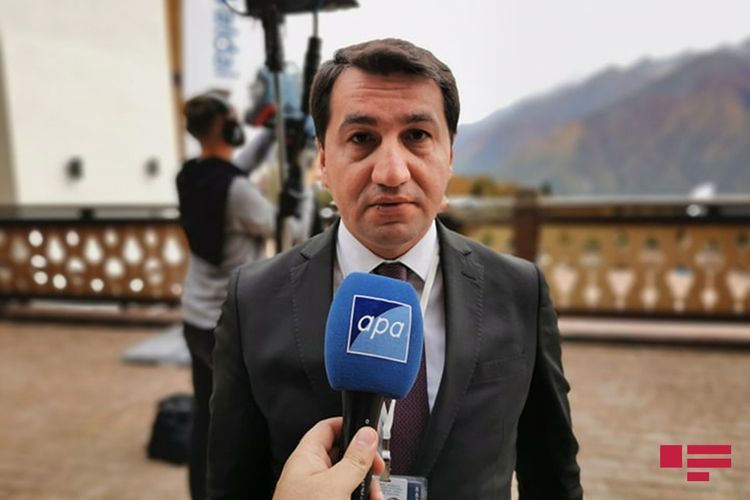 Hikmet Hajiyev:"We have taken positive note about EU's principled position with regards to territorial integrity of Azerbaijan"
